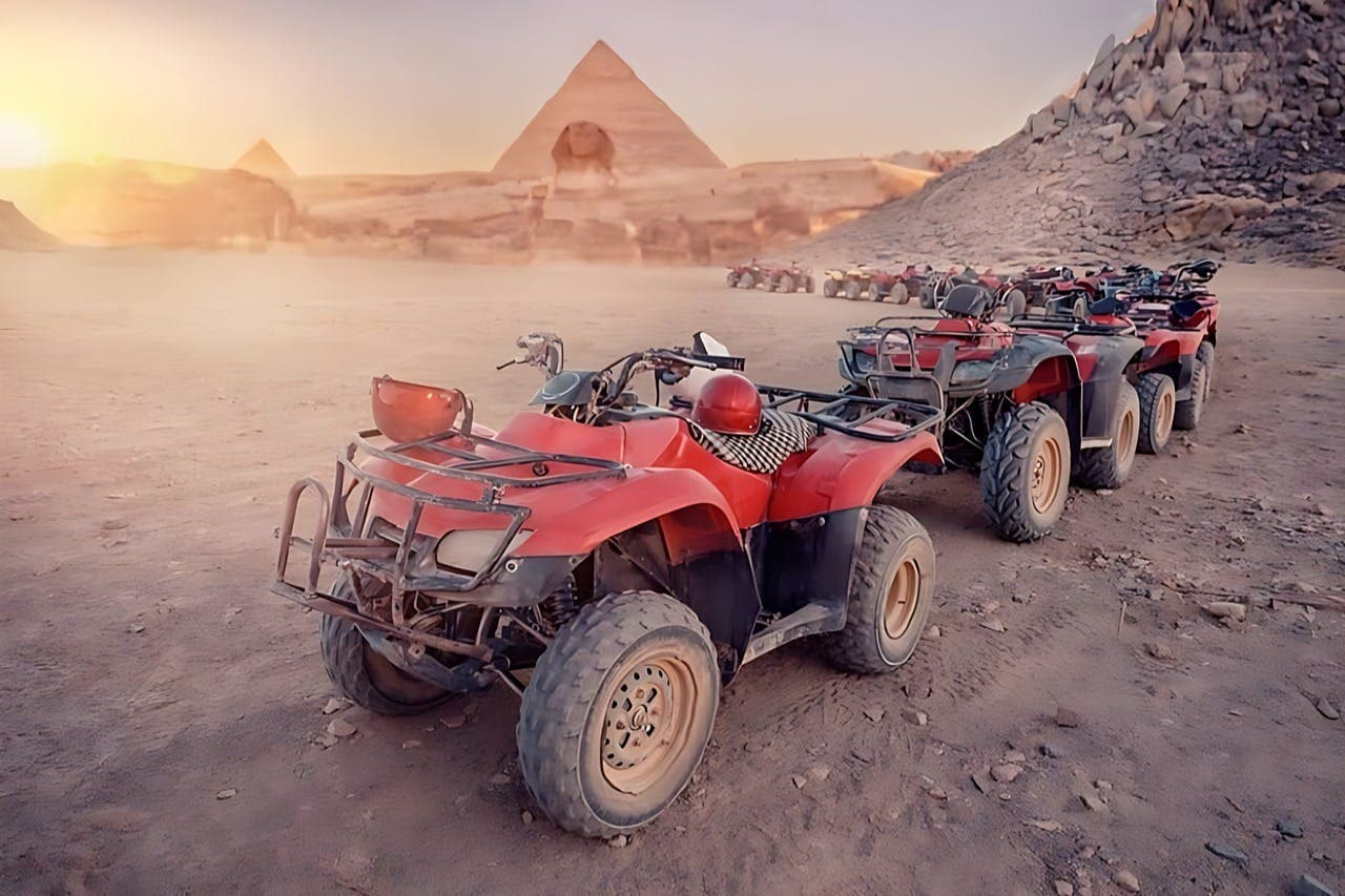 Pyramids of Giza: Skip The Line Ticket + Quad or Camel Ride + Transfers
