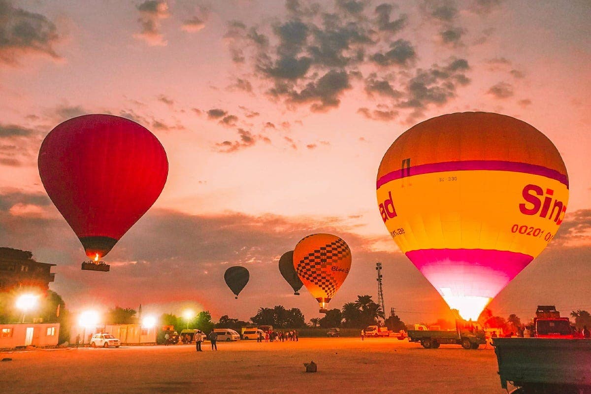Luxor: Hot Air Balloon Ride + Transfers
