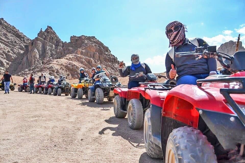 Hurghada: Quad Bike Safari & Camel Ride + BBQ Dinner with Bedouin