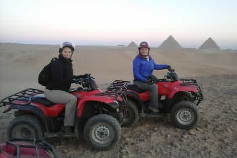 Giza Pyramids: Quad Bike Desert Safari & Camel Ride Optional
