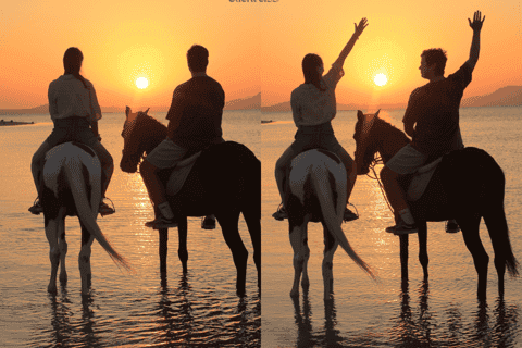Sharm El Shiekh: Beach and City Desert Horse Riding Tour