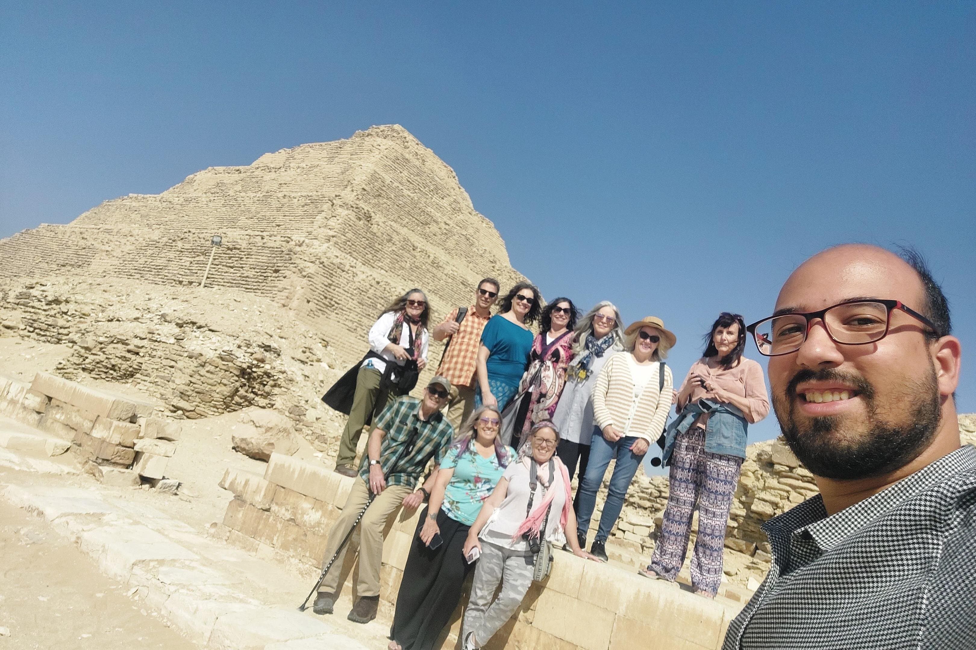 Giza Pyramids, Saqqara & Memphis Private Day Tour