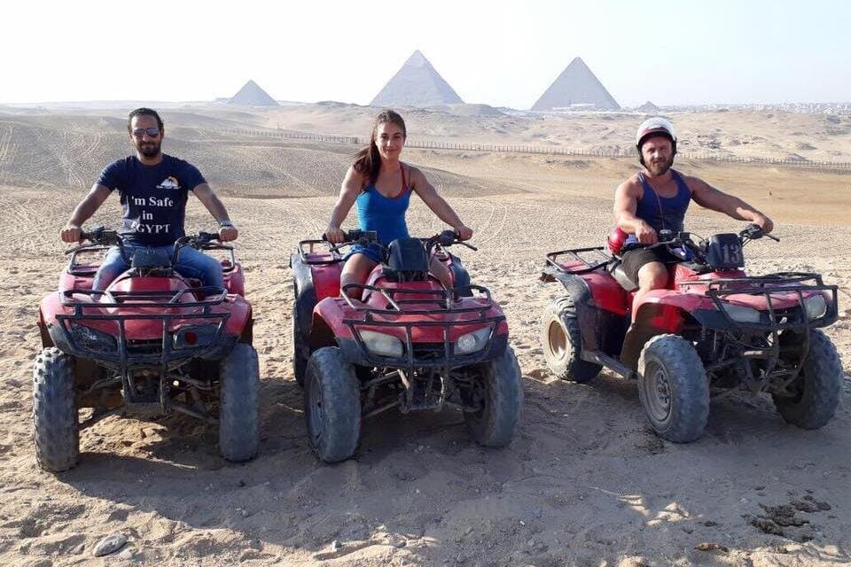 Visit Giza Pyramids & Quad Bike around Pyramids Private Day Tour