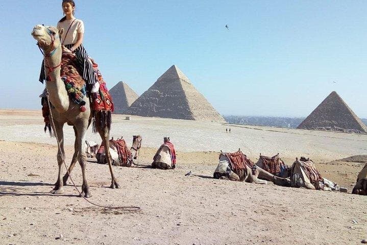 5-Hour Tour Around The Pyramids Riding a Camel or a Horse