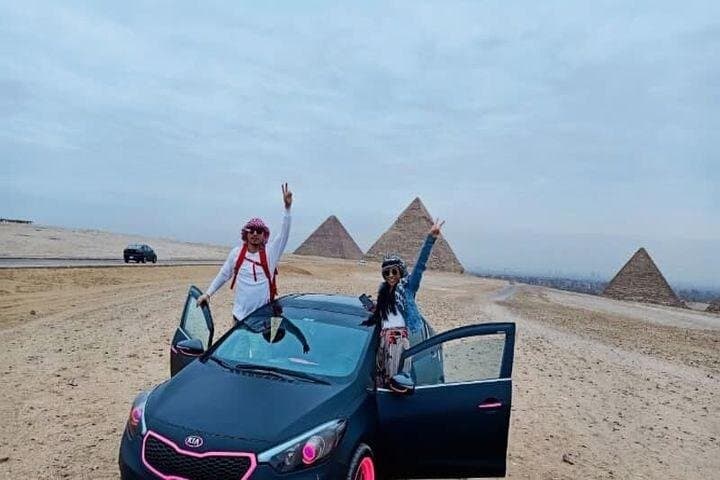 Tours from Cairo airport Giza Pyramids Memphis city Saqqara and Dahshur