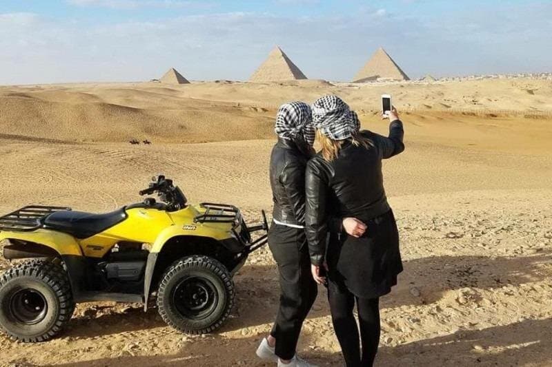 Quad Bike At Giza Pyramids Desert (ATV)