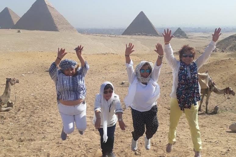 The Great Giza and Saqqara Pyramids Day Tour with Private Egyptology Guide