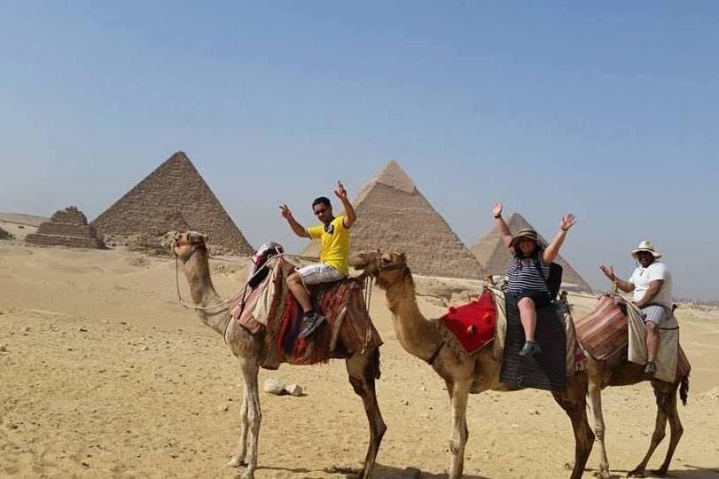 Sunrise Giza Pyramids Tour with Camel Ride & Egyptian Breakfast