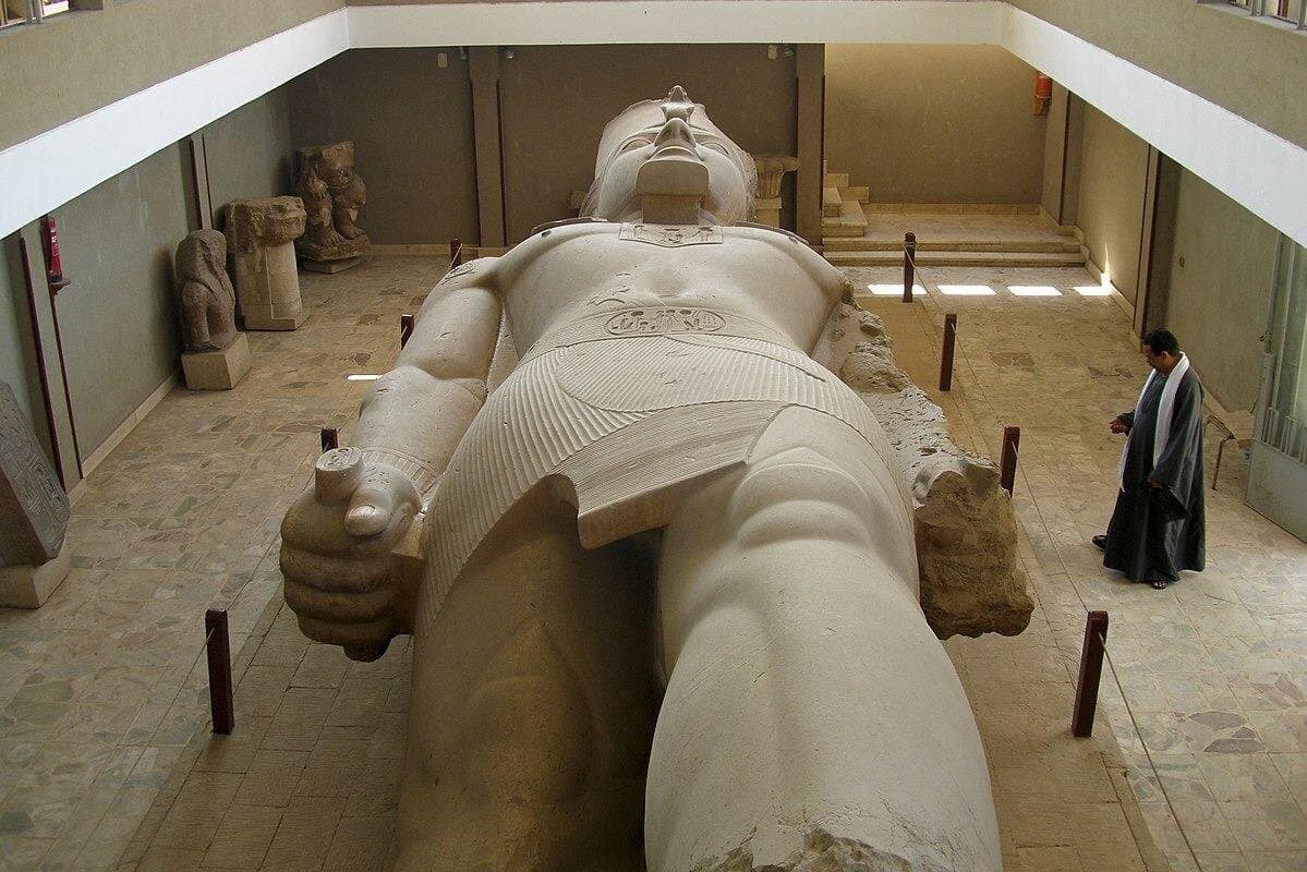 Giza Pyramids and Sphinx and Saqara and Memfis