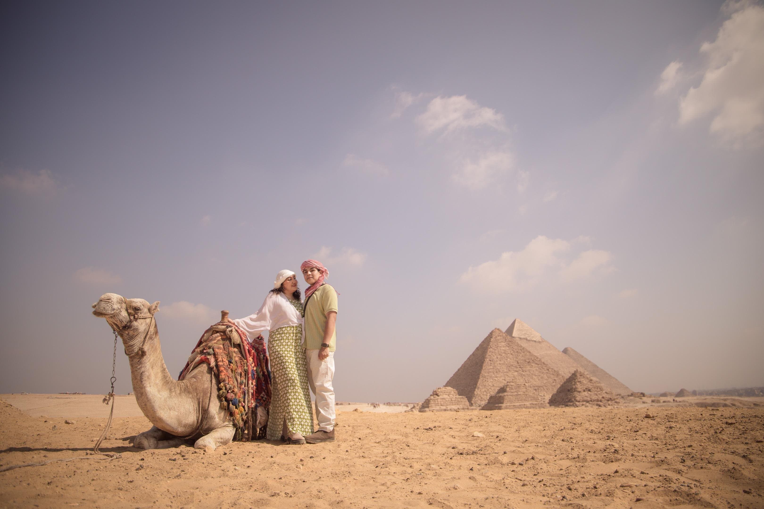 Private Cairo Layover Excursion To Giza Pyramids Sphinx Coptic Cairo & Bazaar