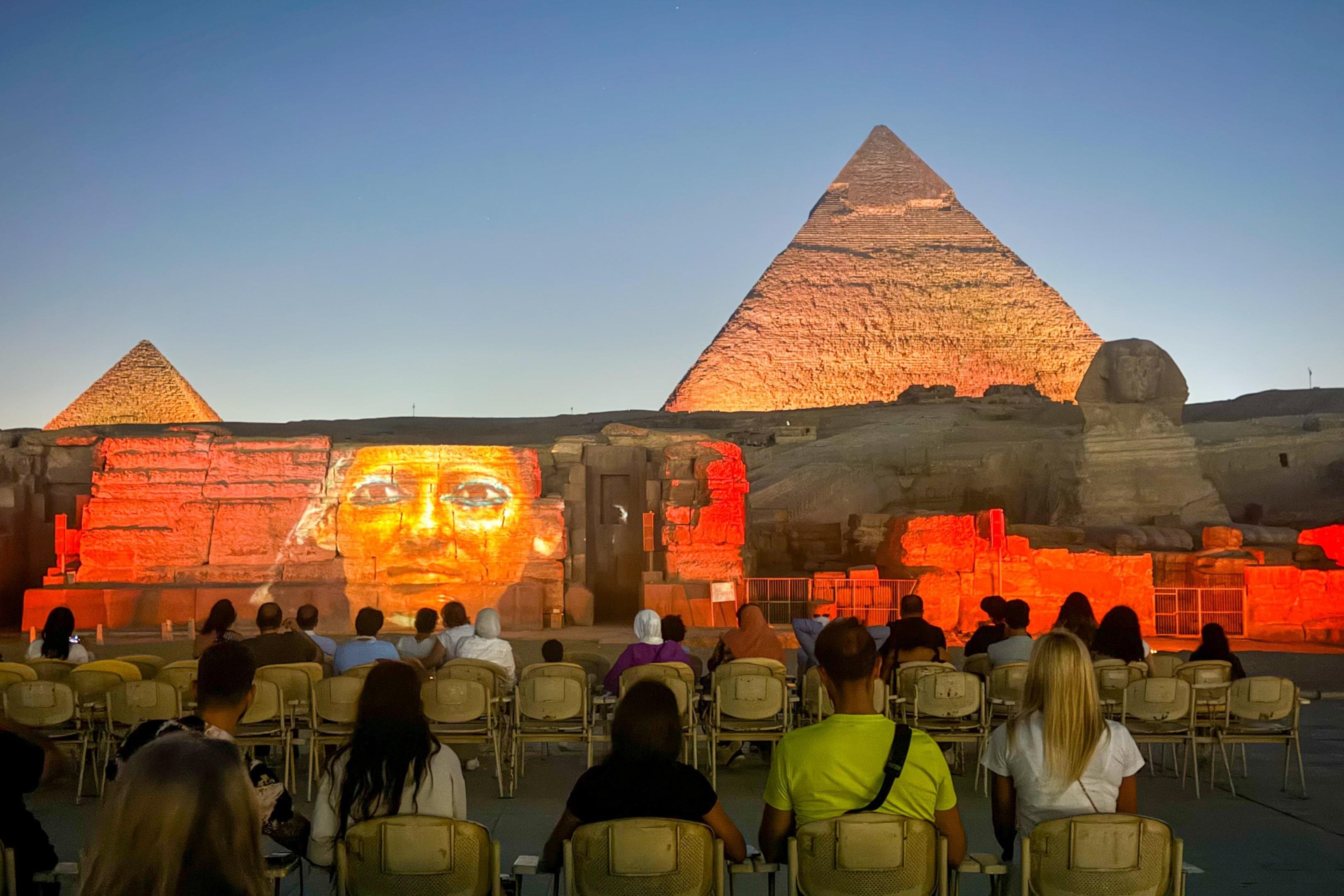 Pyramids Sound and Light Show in Giza with Transfer