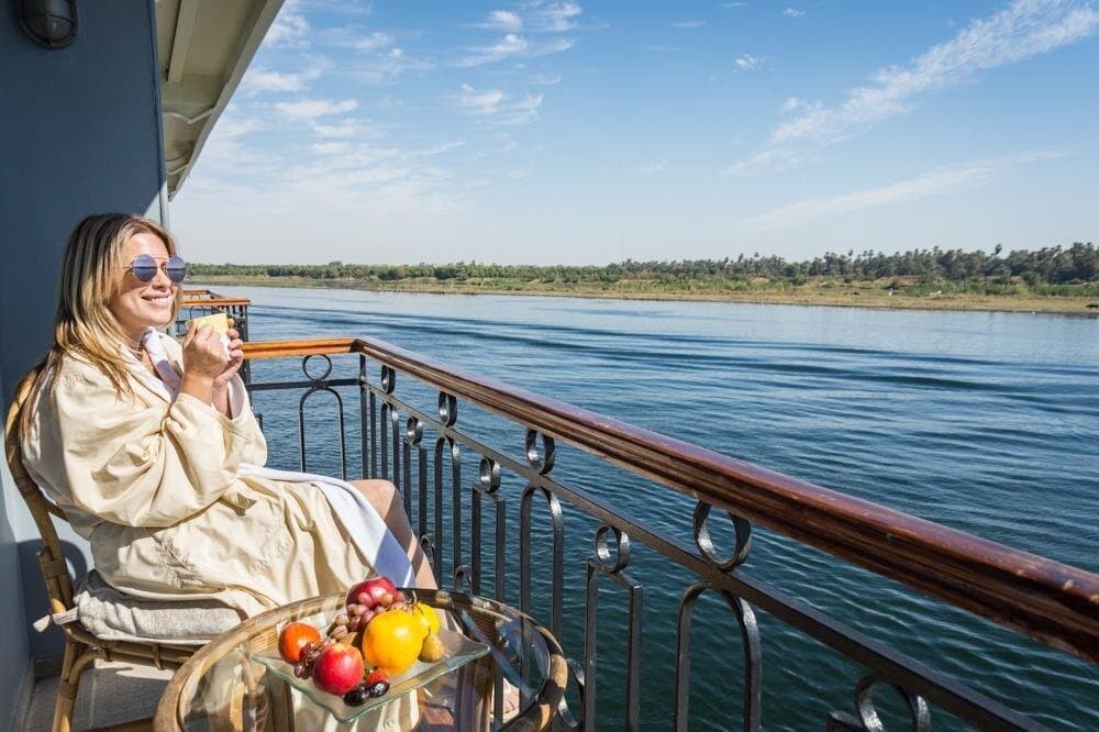 3 Nights Cruise Luxor to Aswan including Air Balloon, Nubian Village&Abu Simbel