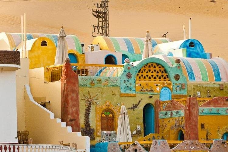 Private tour Nubian Village by Motorboat In Aswan