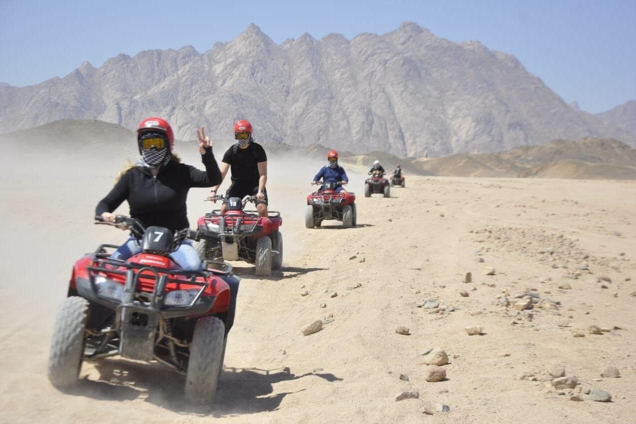 VIP adventure Quad ride 3 hours safari in Hurghada