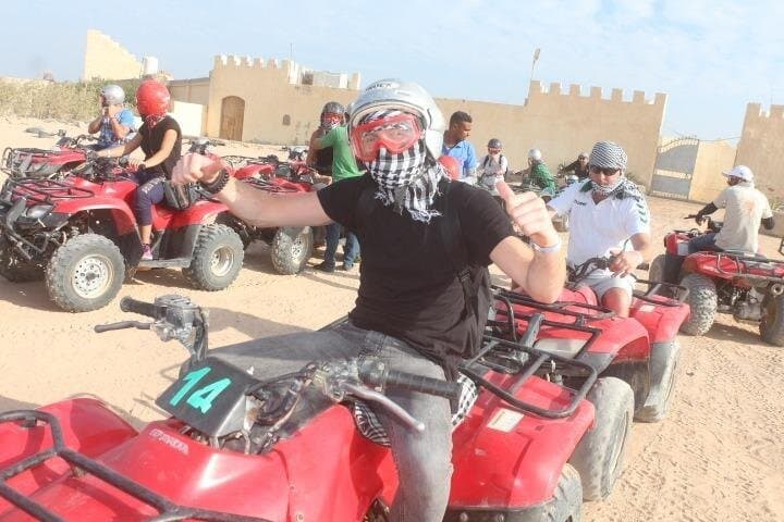 Hurghada Quad Bike Safari: 3-Hour Desert & Camel Ride