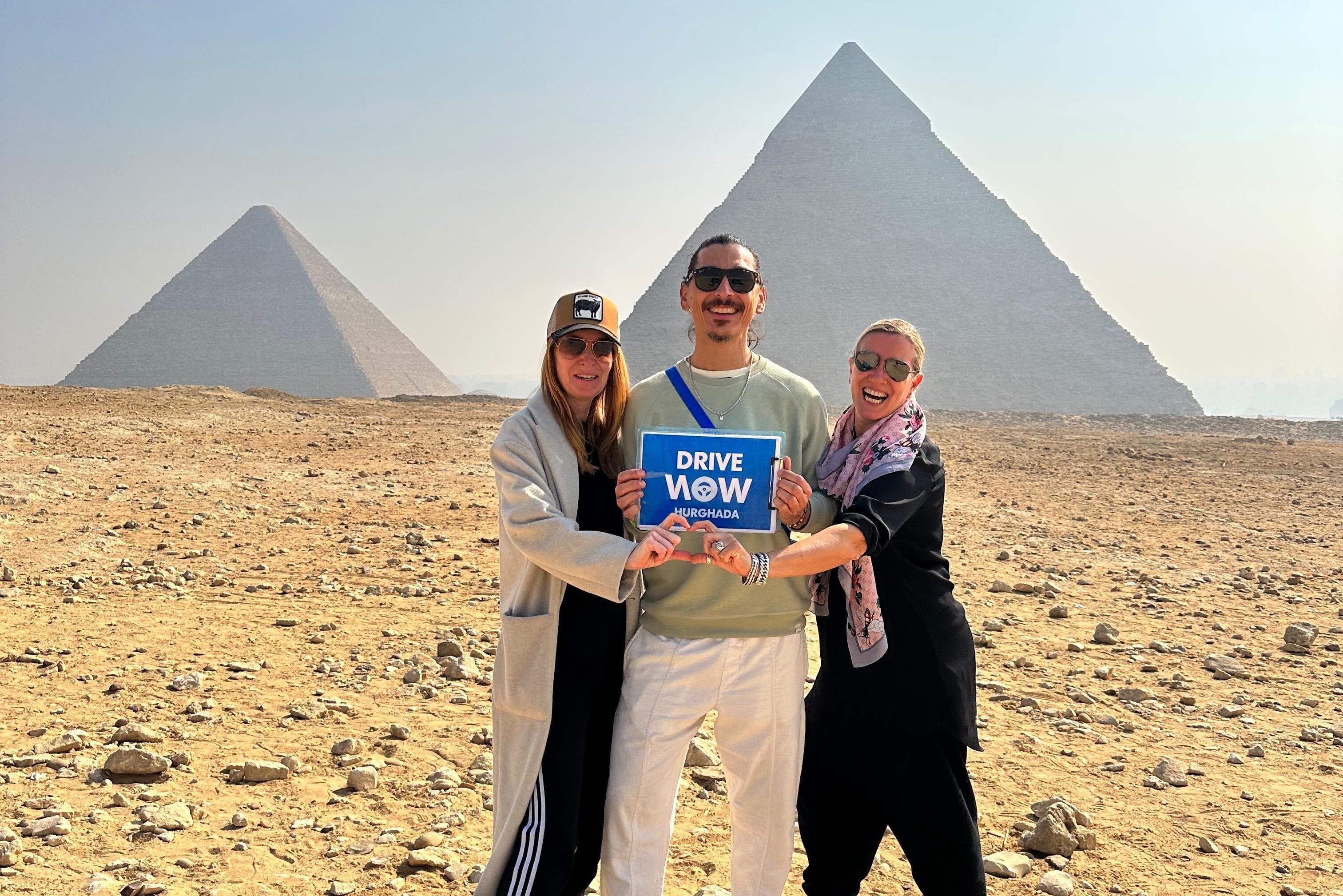 Full day pyramids & Grand museum from Hurghada by Bus
