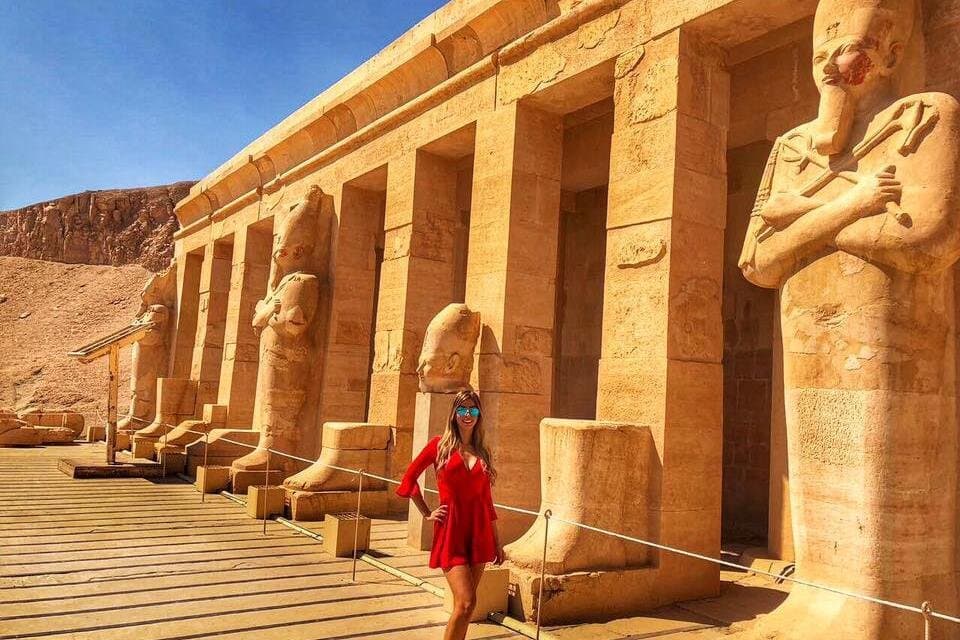 4-Hours Private tour West Bank Hatshepsut temple ,valley king & Nile Motor Boat