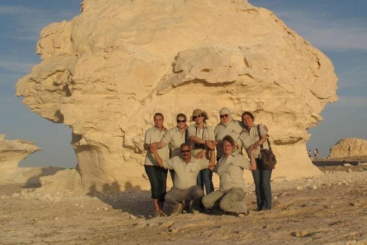 2-Days Private Majestic White Desert at Night Tour From Cairo