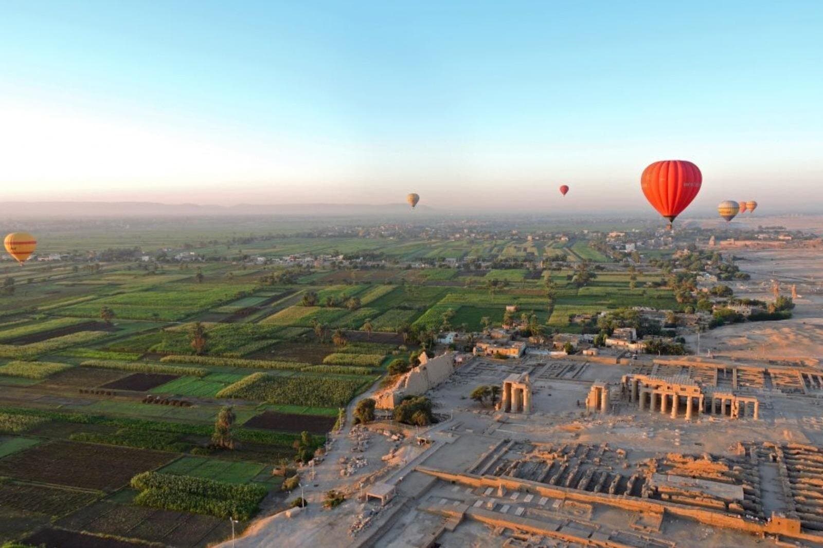 Hot Air Balloon Ride and West Bank Private Tour in Luxor