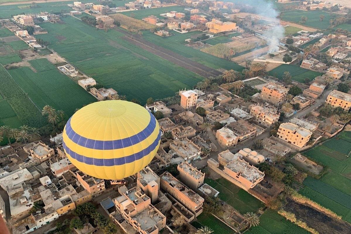 Hot Air Balloon Ride at Sunrise in Luxor