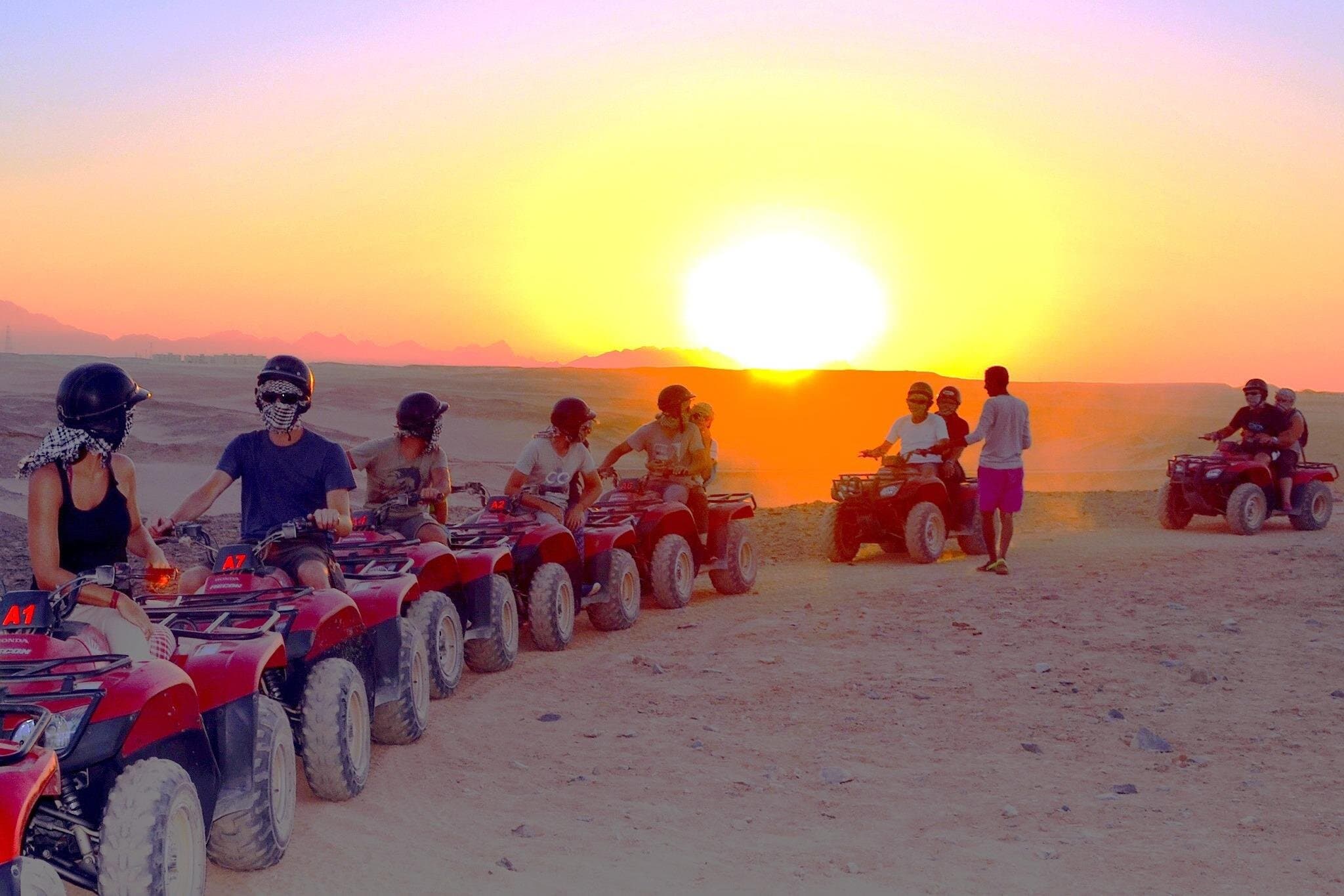 Hurghada Quad Bike Tour of the Desert and Red Sea
