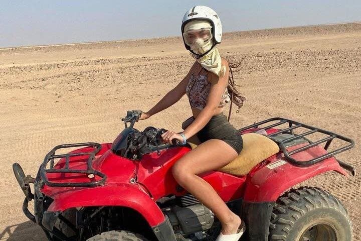 Safari Thrilling Quad bike with Camel Riding in Hurghada