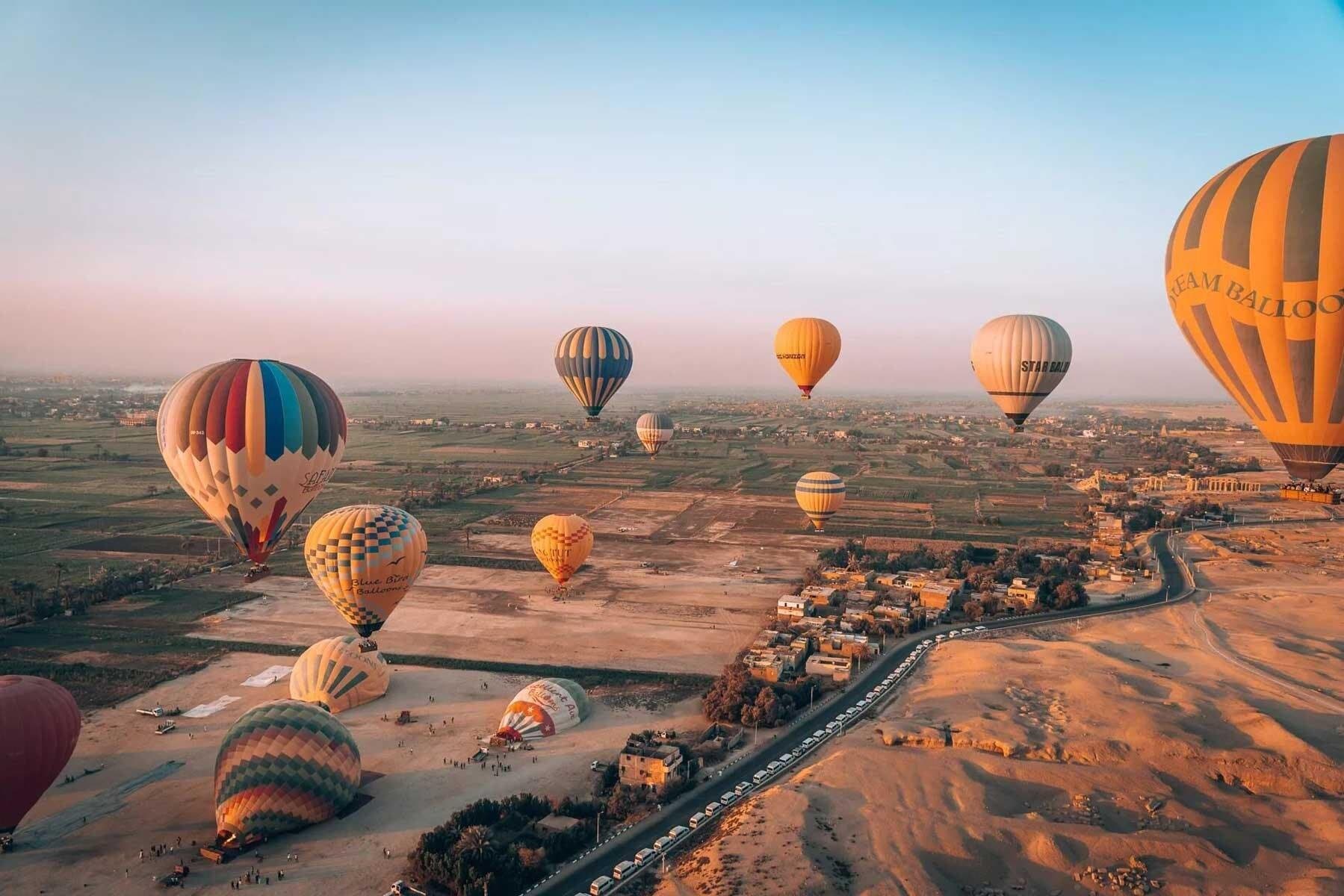 Hot Air Balloon and West Bank Tour