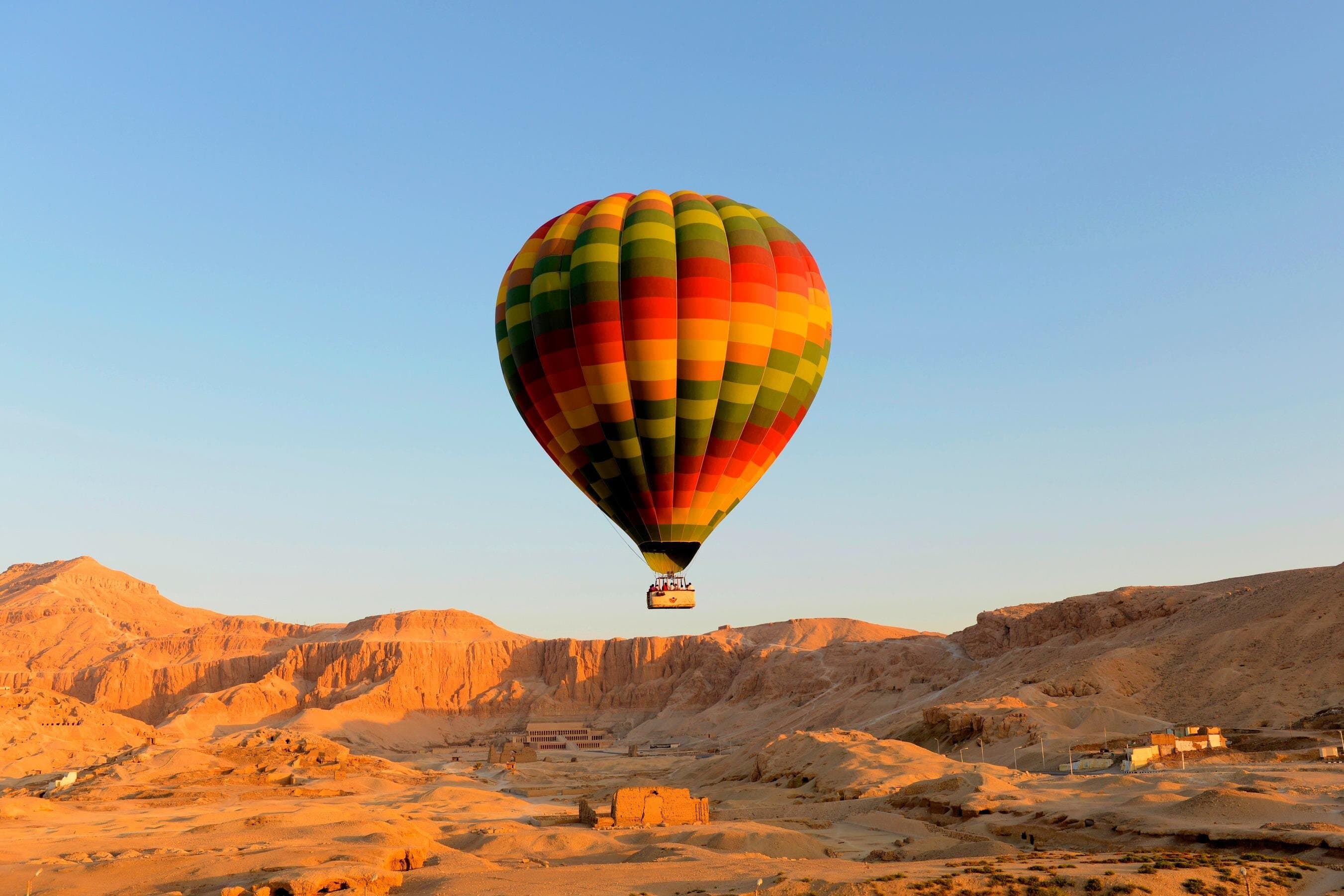 Magical Hot Air Balloon Adventure Over Hatshepsut Temple