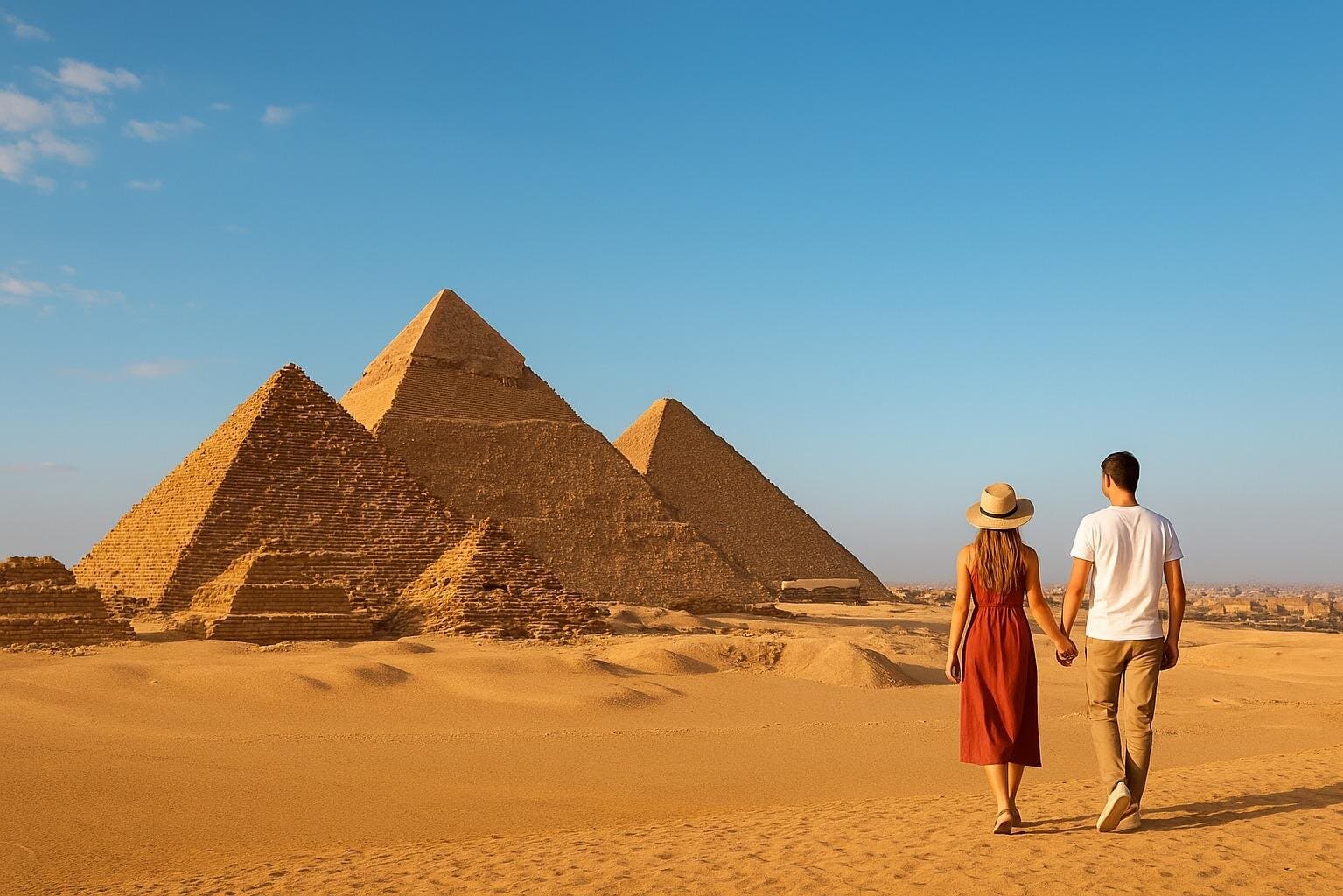 Giza Pyramids and Egyptian Museum Tour
