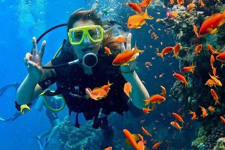 Scuba Diving in Hurghada with Lunch and Boat Trip