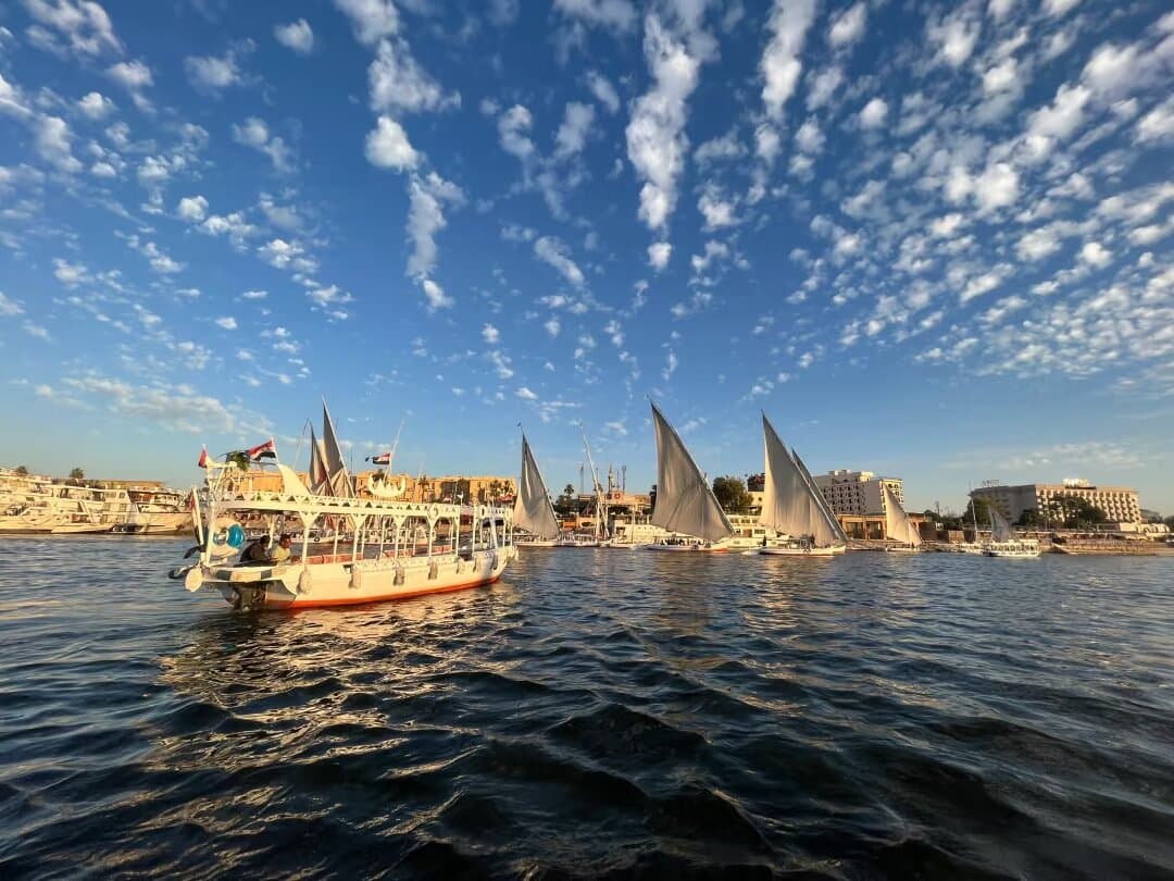 Private Nile Motorboat Ride & Karnak Sound and Light Show