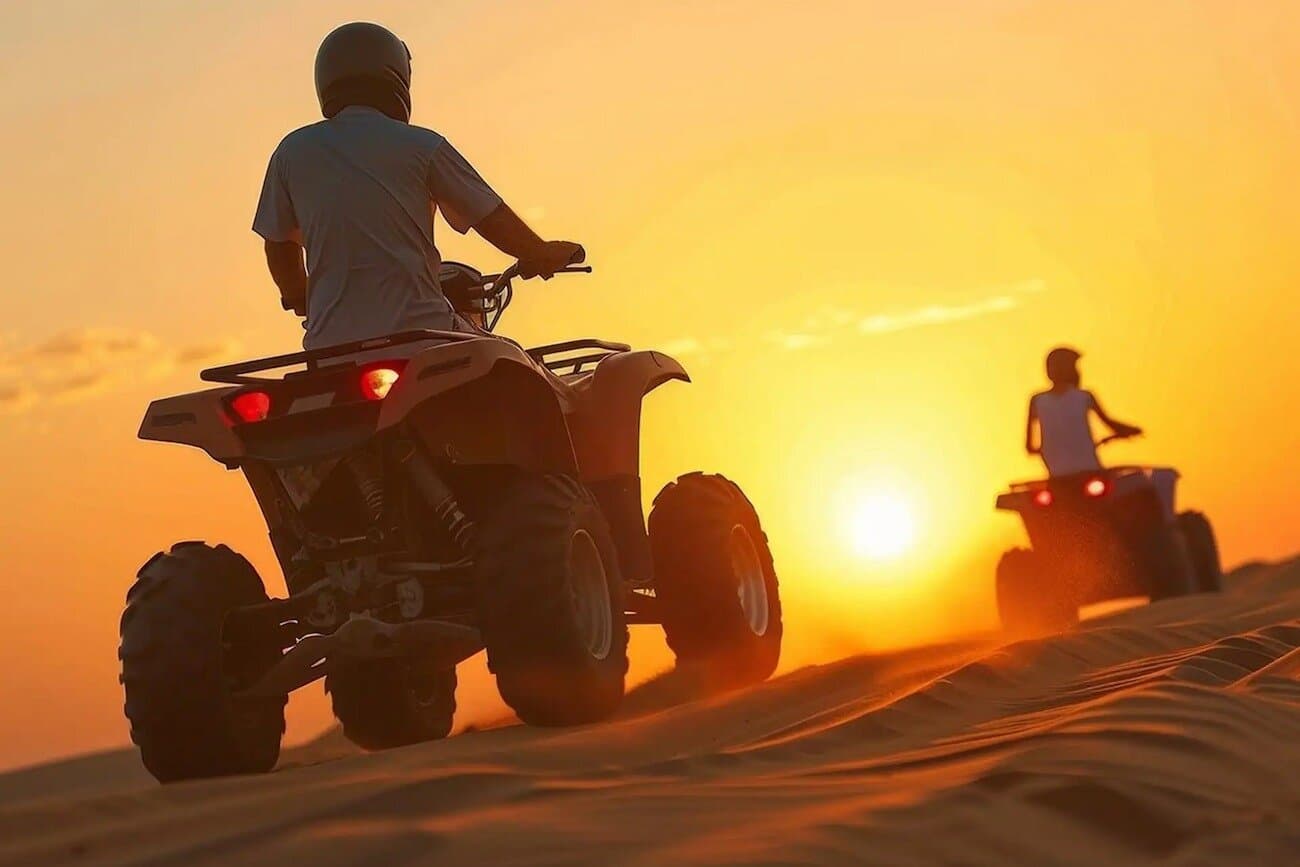 Sunset View Adventure in Hurghada with ATV, BBQ and Live Show