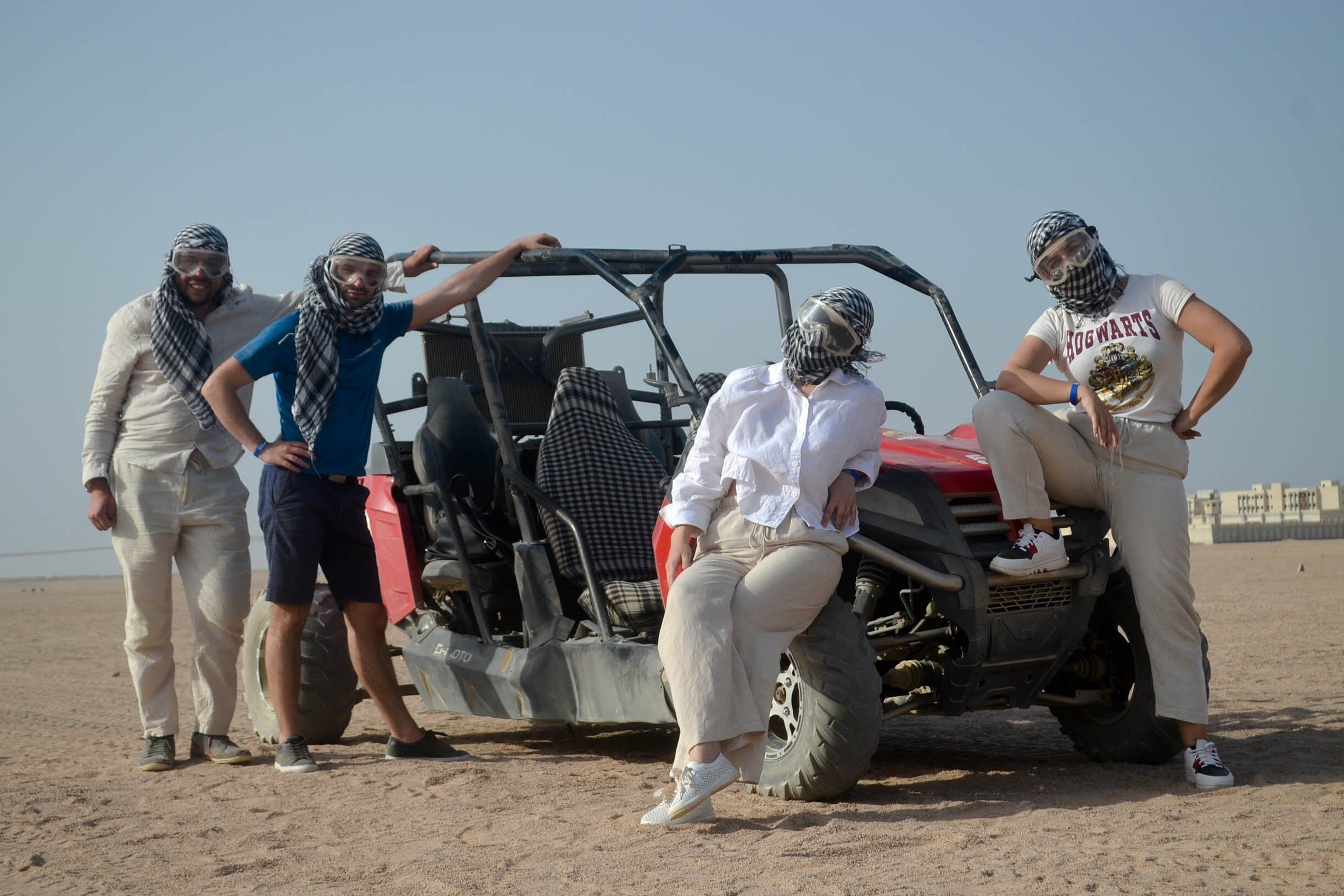 Hurghada-Desert Safari Family Buggy, Camel Ride & Bedouin Village