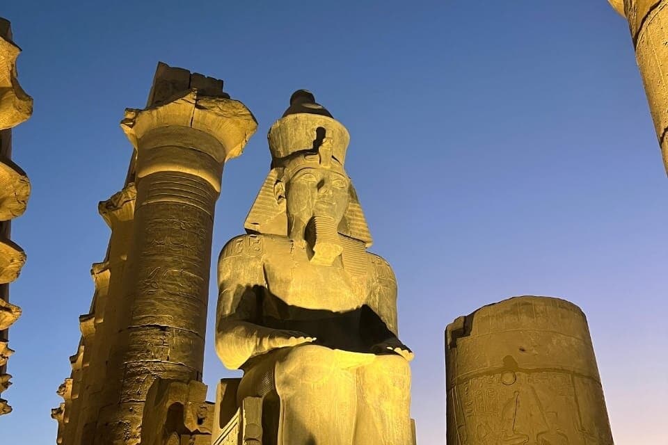 Private Luxor Temple Night Tour with Felucca Sunset & Dinner