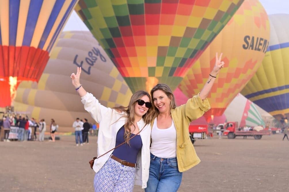 Luxor Sunrise Hot Air Balloon Ride and Transfer to Hurghada