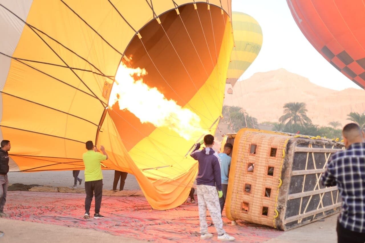 Luxor Sunrise Hot Air Balloon Ride and Transfer to El Gouna
