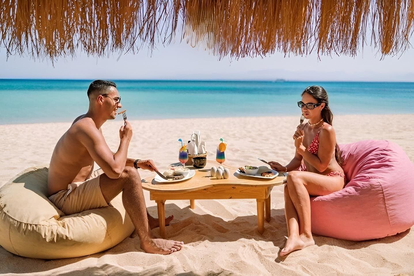 Hula Hula Island Red Sea Cruise Snorkeling Lunch and Transfers