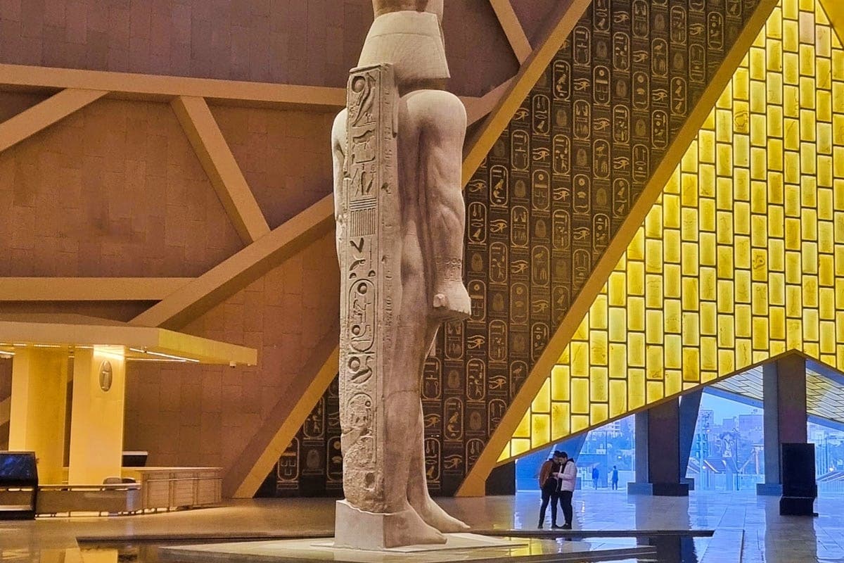 New Grand Museum with Giza Pyramids and Great Sphinx tour from Dahab