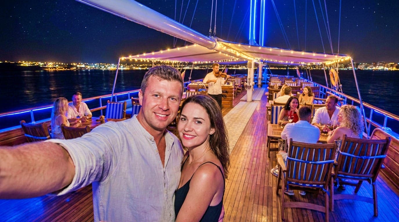 Sharm El Sheikh dinner cruise onboard a luxury yacht