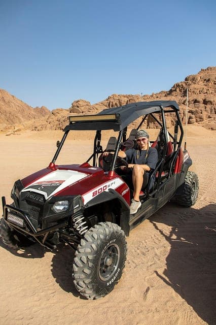 Sharm El Sheikh: Polaris Buggy & Camel Ride & Pickup