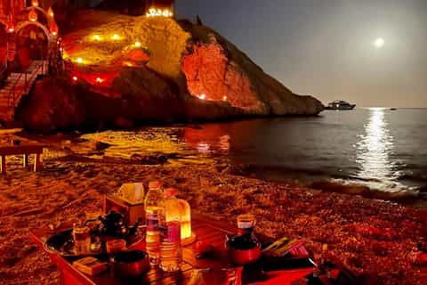 Sharm: Basata Café w/Shisha, Light Bites & Soft Drink by Sea