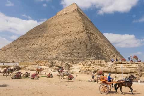 From Port said: Pyramids, Lunch Cruise, & Papyrus Institute