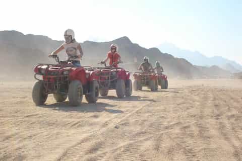 3 Hours Desert Trip Riding ATV Quad, Pickup, Return