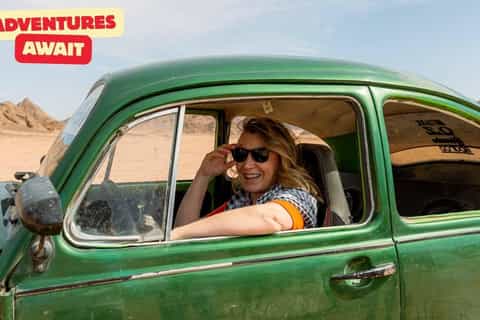 Hurghada: Kharaz Malki Jeep Safari, Lunch and Beetle Ride