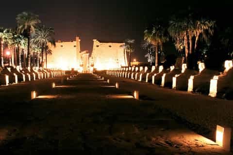Sunset Felucca Ride, Sound & Light Show at Karnak Temple