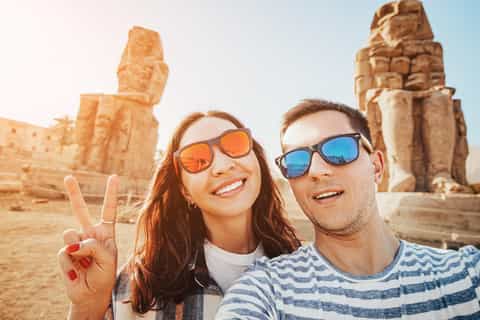 Hurghada: Luxor Hot Air Balloon Ride and Day Tour With Meals