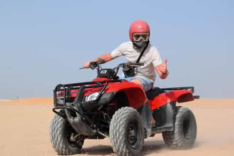 Hurghada: Desert Quad Bike, ATV, Camel Ride & Optional BBQ