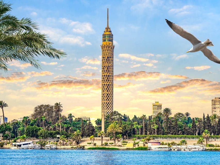 Cairo: Sunset Cairo Tower Tour With Nile River Dinner Cruise