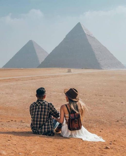 From Alexandria Port: Giza Pyramids & Sakkara Private Tour.