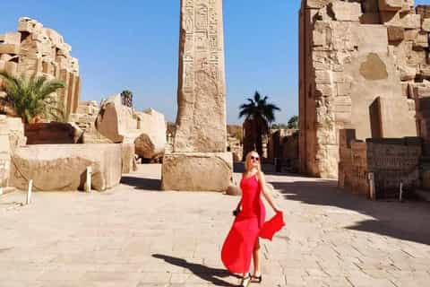 Luxor: East & West Bank Temples Private Tour with Tickets